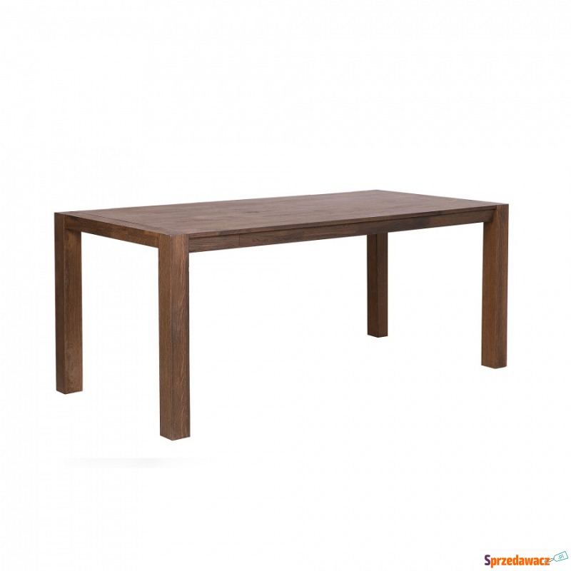 Stół do jadalni drewniany ciemny brąz 150 x 85... - Stoły kuchenne - Oleśnica