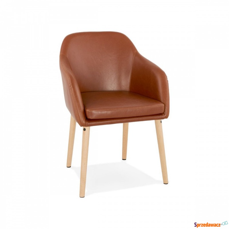 Krzesło Kokoon Design Madox brązowe - Krzesła do salonu i jadalni - Radomsko