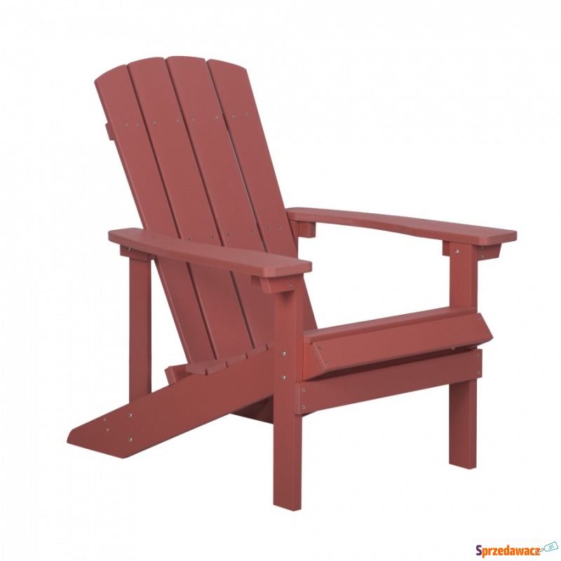 Krzesło ogrodowe czerwone ADIRONDACK - Krzesła ogrodowe - Sochaczew