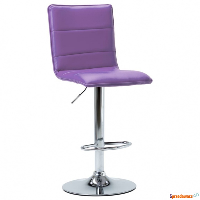 Krzesło barowe, fioletowe, sztuczna skóra - Taborety, stołki, hokery - Lębork
