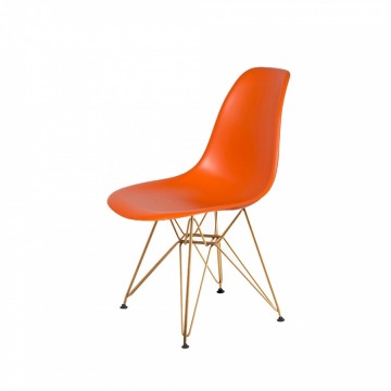 Krzesło DSR Gold King Home sycylijska pomarańcza
