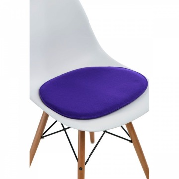 Poduszka na krzesło Side Chair fioletowa