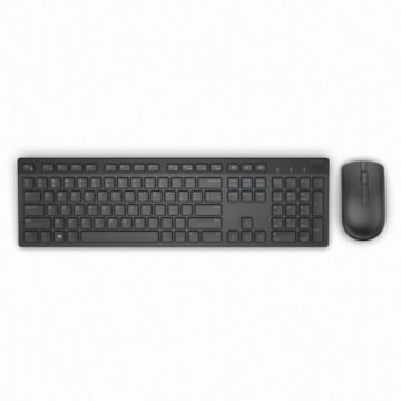Zestaw klawiatura + mysz membranowa Dell KM636 580-ADFT (USB 2.0; (US); kolor czarny; optyczna)
