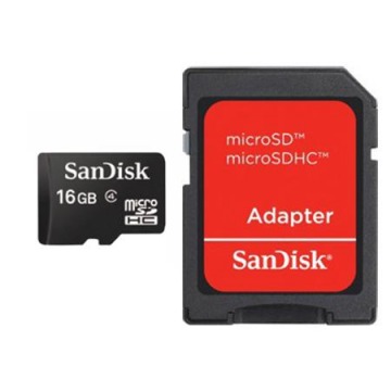 Karta pamięci z adapterem SanDisk SDSDQM-016G-B35A (16GB; Class 4)