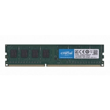 Pamięć Crucial CT51264BD160BJ (DDR3 DIMM; 1 x 4 GB; 1600 MHz; CL11)