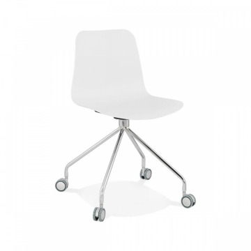 Krzesło biurowe Kokoon Design Rulle białe