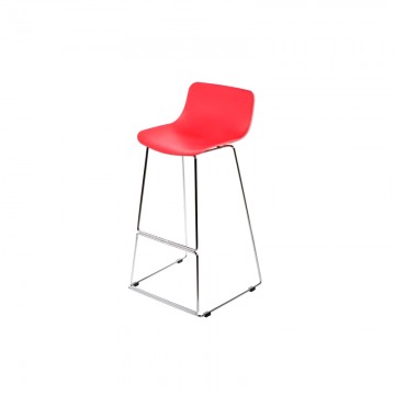 Krzesło barowe Deli czerwone