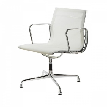 Krzesło biurowe z białą siateczką D2.Design