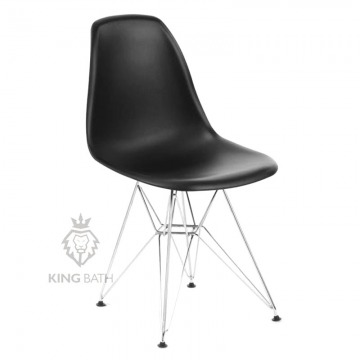 Krzesło King Home Eames EPC DSR czarne