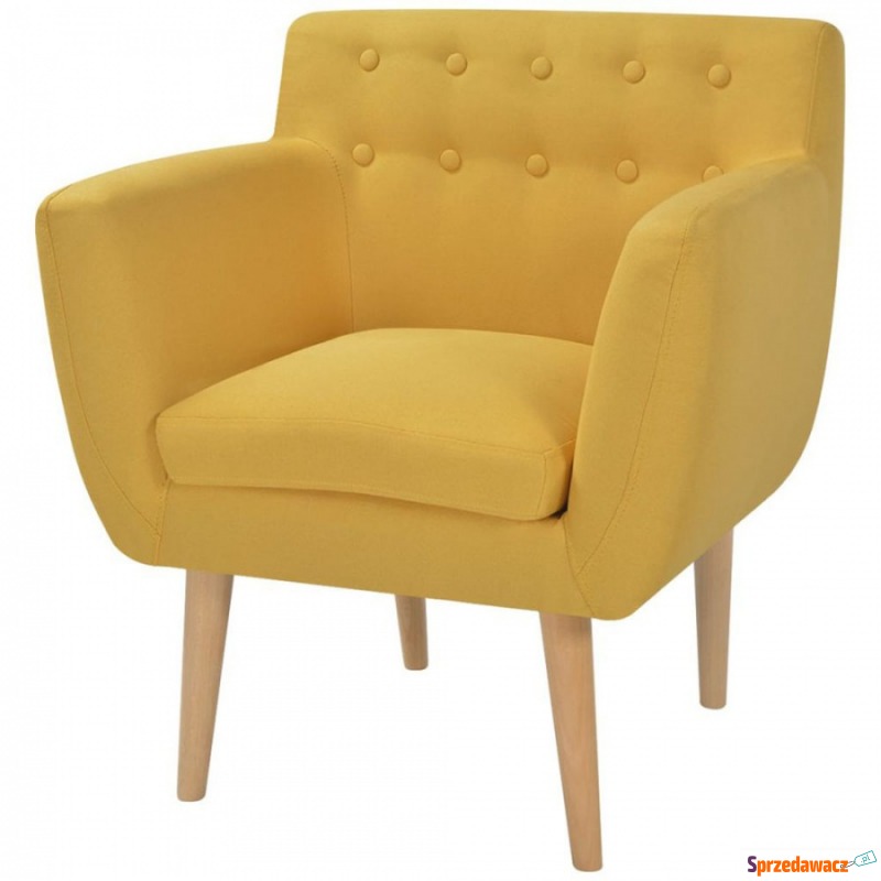 Fotel do salonu żółty - Sofy, fotele, komplety... - Jaworzno