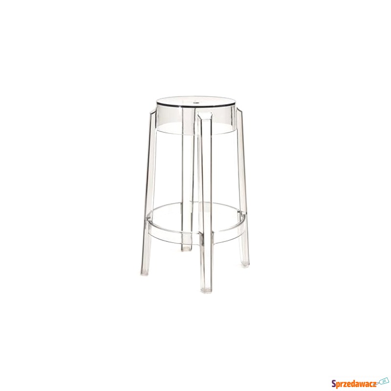 Krzesło barowe Duch transparentny 75cm - Taborety, stołki, hokery - Mikołów