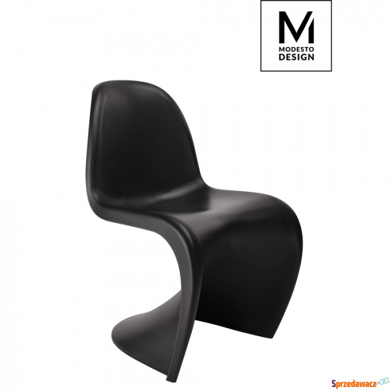 Krzesło Hover Modesto Design czarne - Krzesła do salonu i jadalni - Świeradów-Zdrój