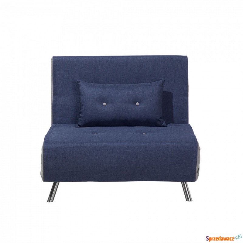 Sofa z funkcją spania niebieska Nebbia - Sofy, fotele, komplety... - Koszalin