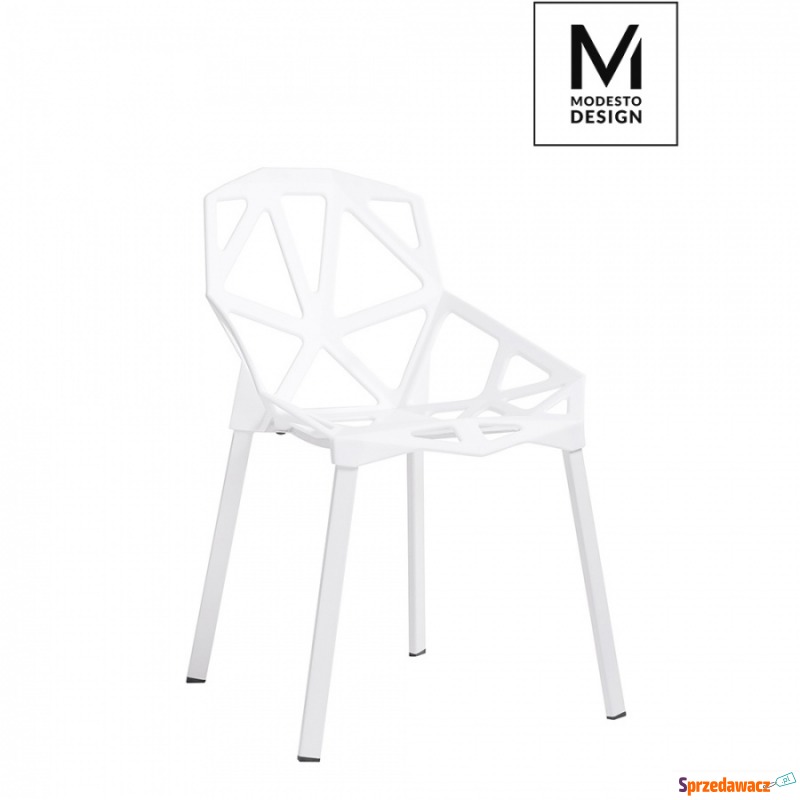 Krzesło Split Mat Modesto Design białe - Krzesła - Rutka-Tartak