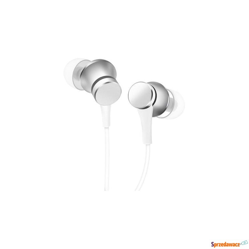 Dokanałowe Xiaomi Mi In-Ear Headphones Basic Srebrne - Słuchawki - Koszalin