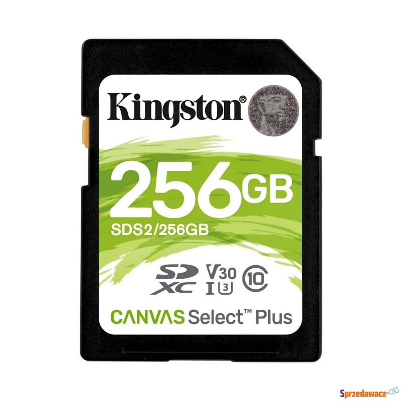 Kingston SDXC Canvas Select Plus 256GB 100R Class... - Karty pamięci, czytniki,... - Bolesławiec