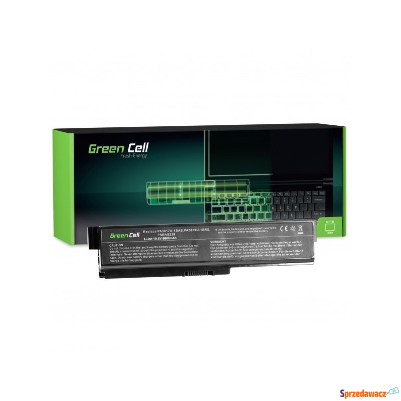 Zamiennik Green Cell do Toshiba Satellite U500... - Baterie do laptopów - Legionowo