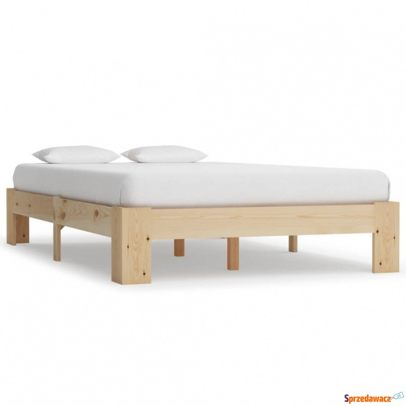 Rama łóżka, lite drewno sosnowe, 120 x 200 cm - Stelaże do łóżek - Chrzanów