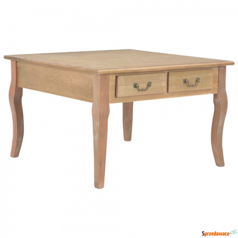 Stolik kawowy brązowy drewniany - Stoły, stoliki, ławy - Radomsko