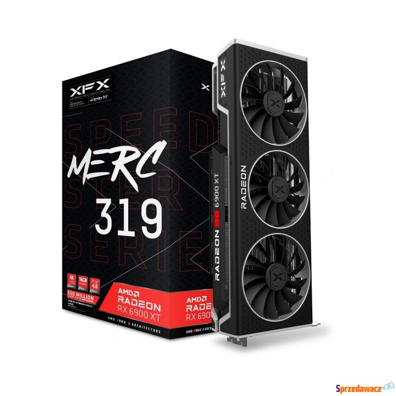 XFX Speedster MERC 319 Radeon RX 6900 XT Black... - Karty graficzne - Wodzisław Śląski