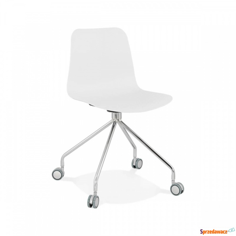 Krzesło biurowe Kokoon Design Rulle białe - Krzesła biurowe - Żnin