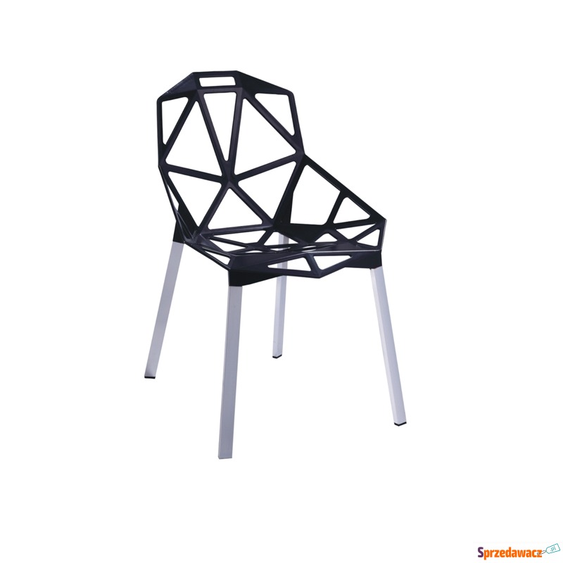 Krzesło Gap czarne - Krzesła do salonu i jadalni - Konin