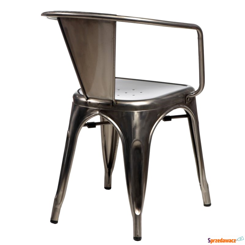 Krzesło D2 Paris Arms w kolorze metalu - Krzesła do salonu i jadalni - Chełm