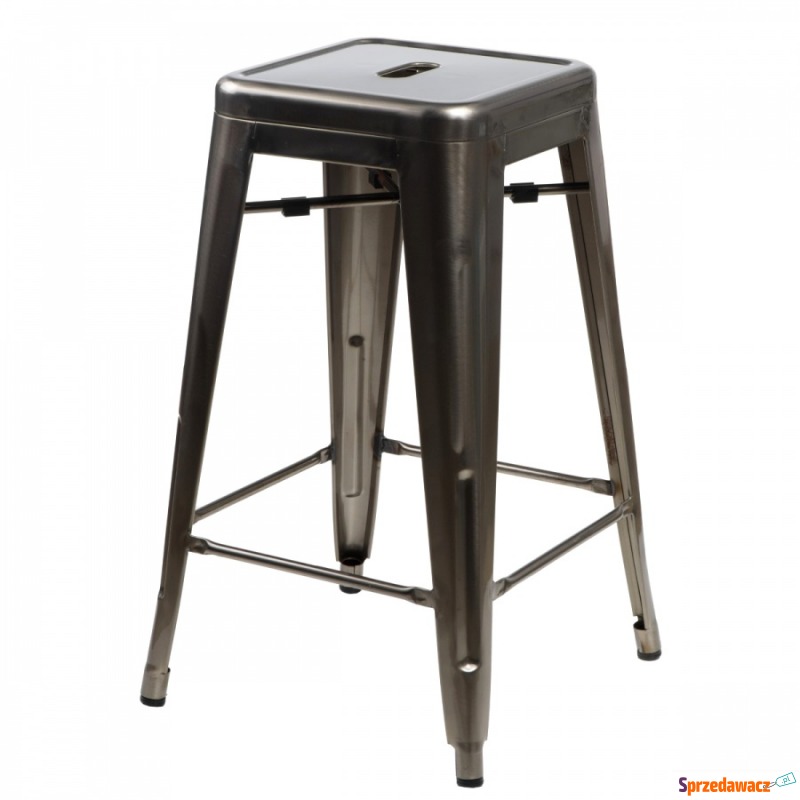 Krzesło barowe D2 Paris 75cm metal - Taborety, stołki, hokery - Zabrze