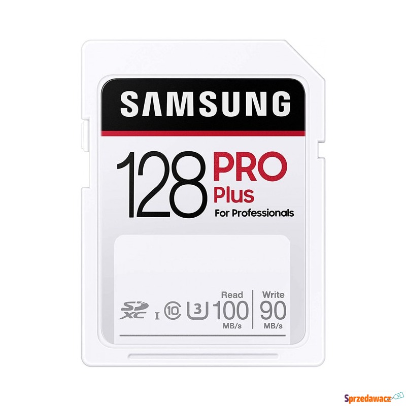 Samsung PRO Plus SDXC 128GB UHS-I U3 [Zapis 90MB/s... - Karty pamięci, czytniki,... - Skierniewice