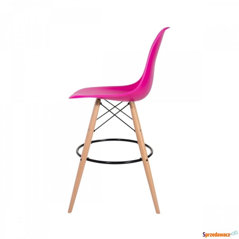 Krzesło barowe 46x57x104cm King Home DSW Wood... - Taborety, stołki, hokery - Jastrzębie-Zdrój