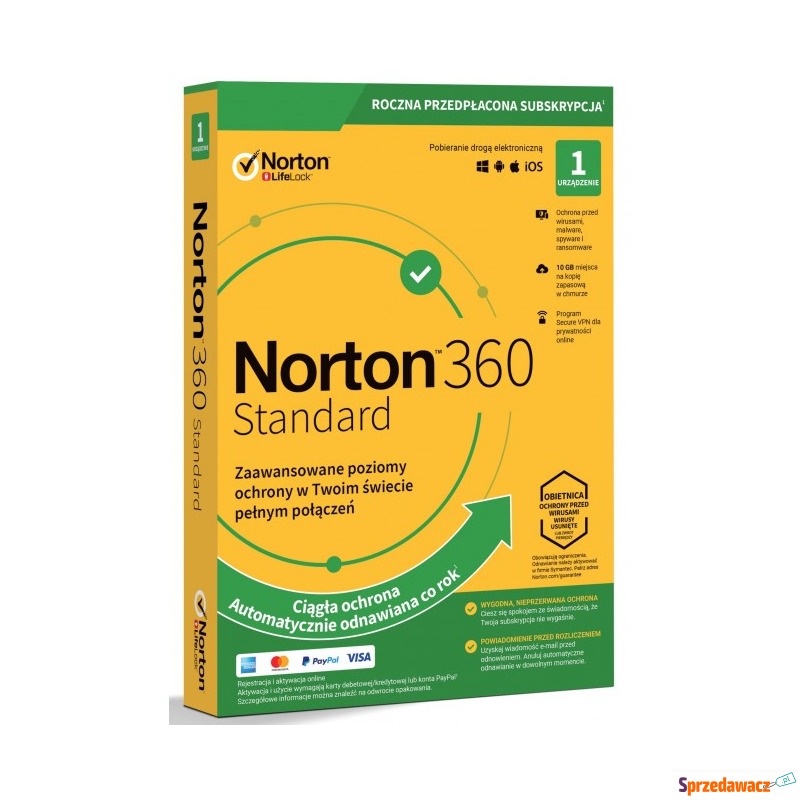 Norton 360 Standard BOX PL 1 - device - licencja... - Bezpieczeństwo - Pruszków