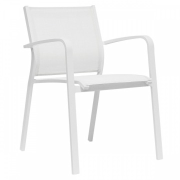 Krzesło z podłokietnikami Faro Miloo Home białe
