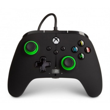 PowerA Xbox Pad przewodowy Enhanced Green Hint