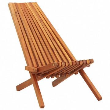 Składane krzesło ogrodowe, lite drewno akacjowe