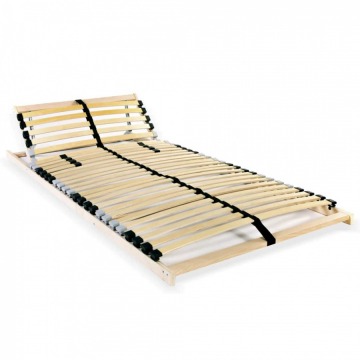 Stelaż do łóżka z 28 listwami, drewno FSC, 7 stref, 90 x 200 cm