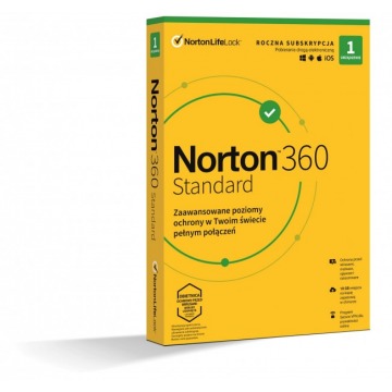 Norton 360 Standard ESD PL 1 - desktop - licencja na rok