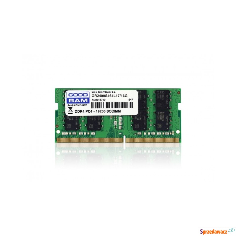 GOODRAM 16GB [1x16GB 2400MHz DDR4 CL17 SODIMM] - Pamieć RAM - Nowa Ruda