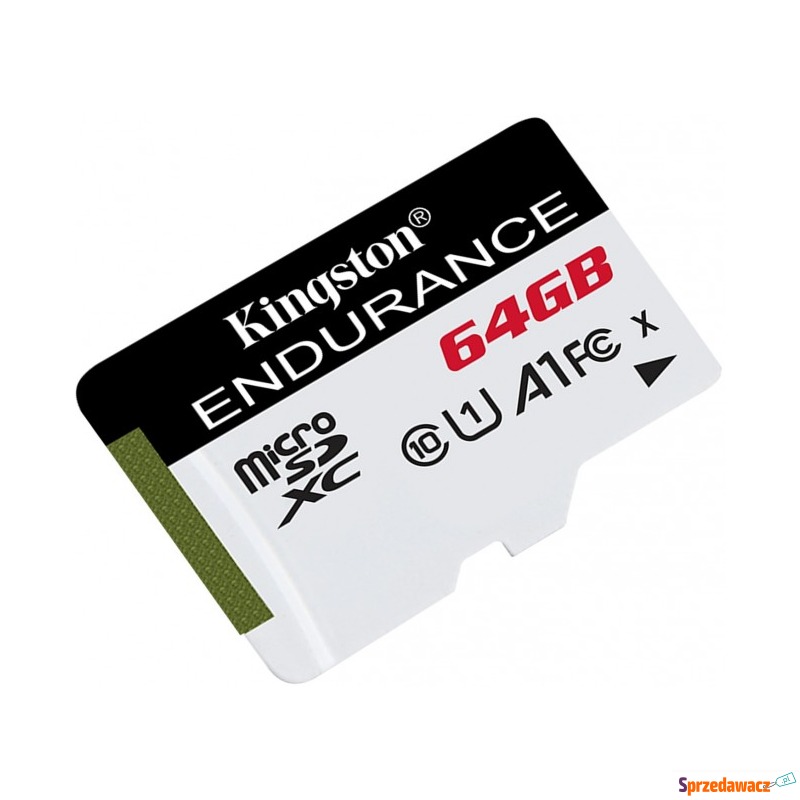 Kingston High Endurance microSDXC 64GB Class 10... - Karty pamięci, czytniki,... - Wodzisław Śląski