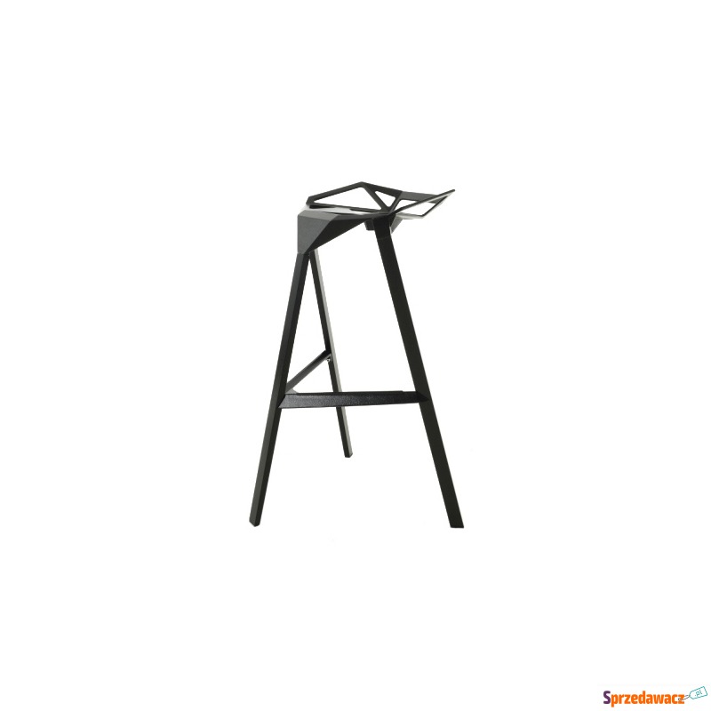 Krzesło barowe Split King Home 85cm czarne - Taborety, stołki, hokery - Rzeszów