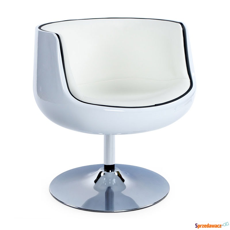 Fotel Harlow Kokoon Design biały - Taborety, stołki, hokery - Krotoszyn