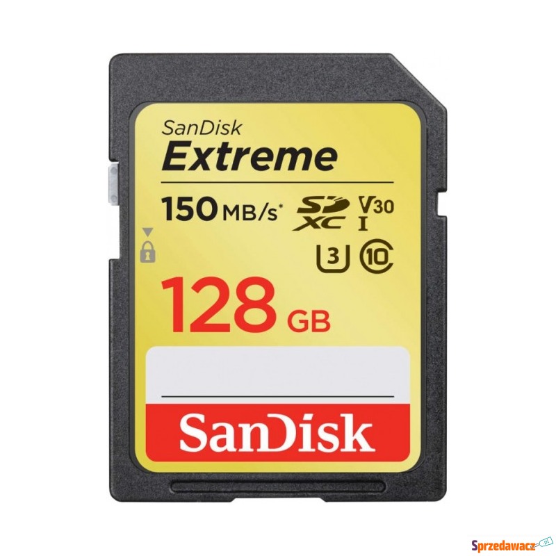 SanDisk SDXC 128GB Extreme UHS-I U3 V30 150/70... - Karty pamięci, czytniki,... - Przemyśl