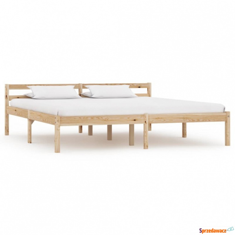 Rama łóżka, lite drewno sosnowe, 160 x 200 cm - Stelaże do łóżek - Rąty