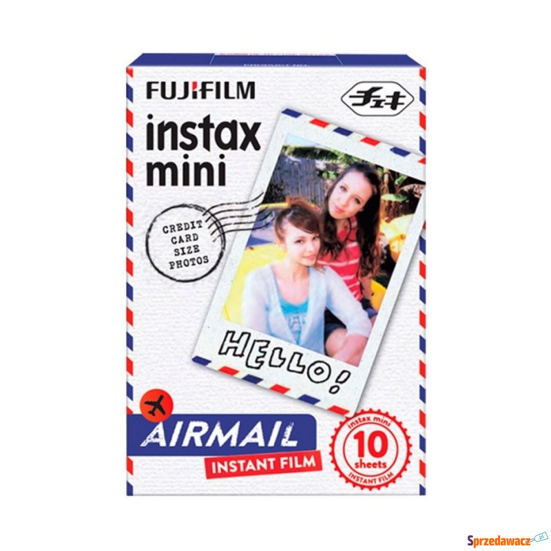Błyszczący Fuji Instax mini film "Airmail" - Pozostały sprzęt optyczny - Rypin