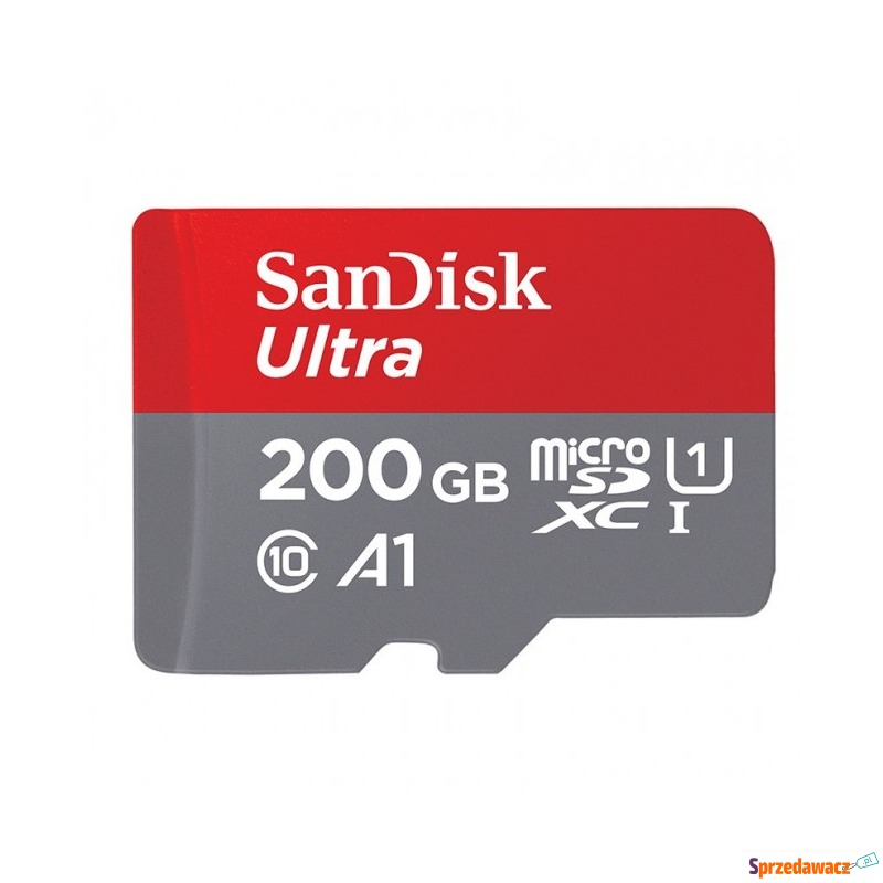 SanDisk Ultra microSDXC 200GB Android 120MB/s... - Karty pamięci, czytniki,... - Legionowo