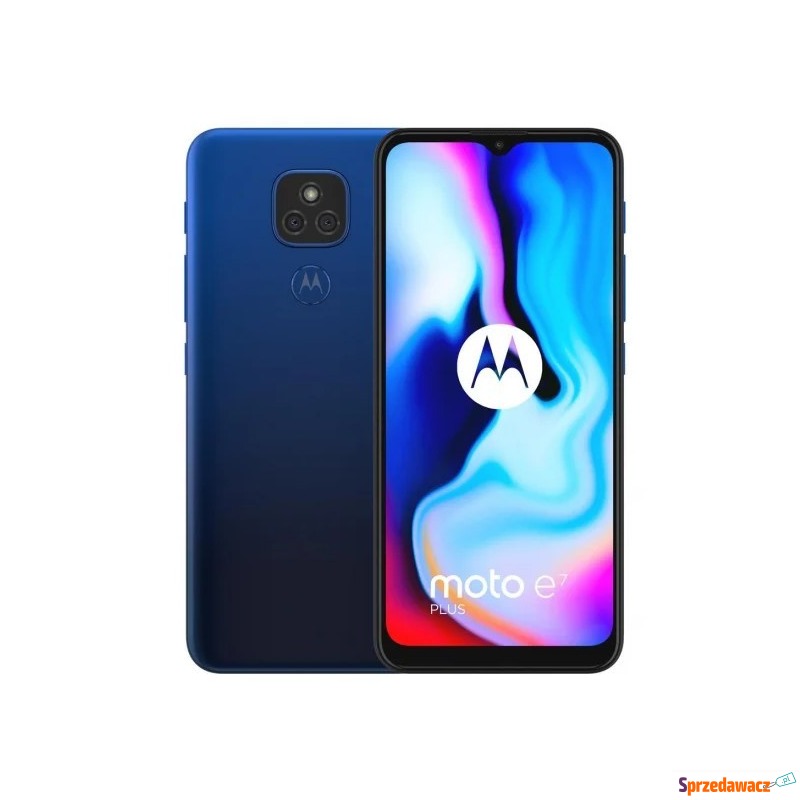 Smartfon Motorola Moto E7 Plus Misty Blue - Telefony komórkowe - Sosnowiec