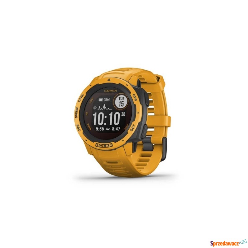 Zegarek sportowy Garmin Instinct Solar ciemnożółty - Smartwatche - Chełm