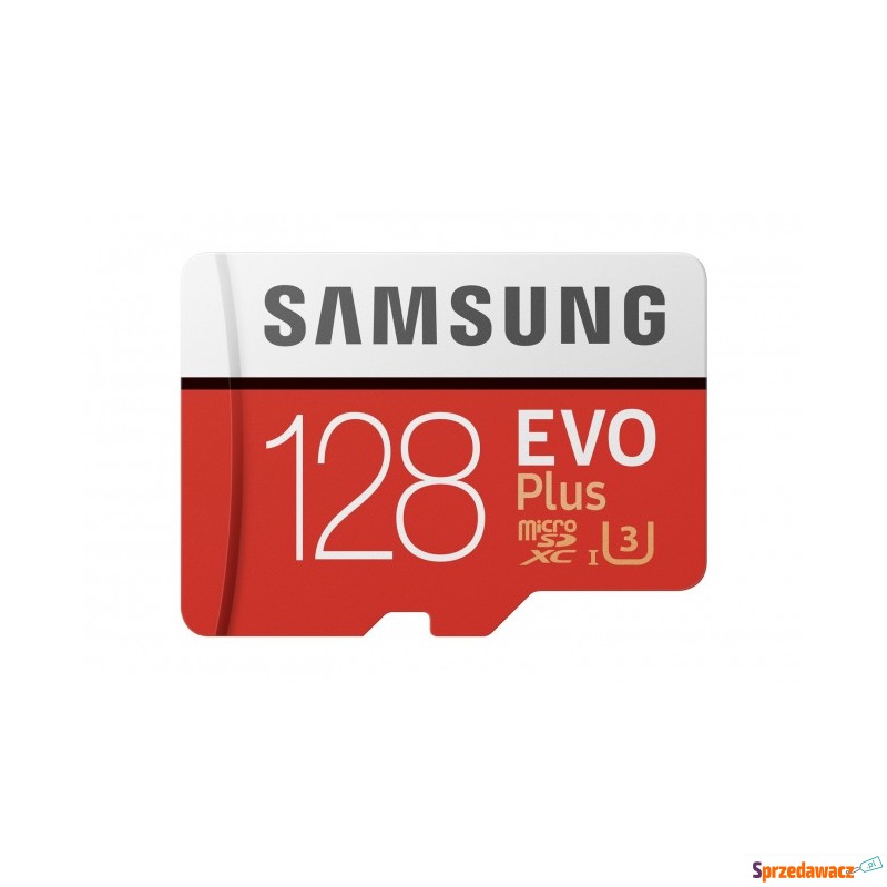 Samsung EVO PLUS microSDXC 128GB UHS-I U3 [Zapis... - Karty pamięci, czytniki,... - Krosno Odrzańskie