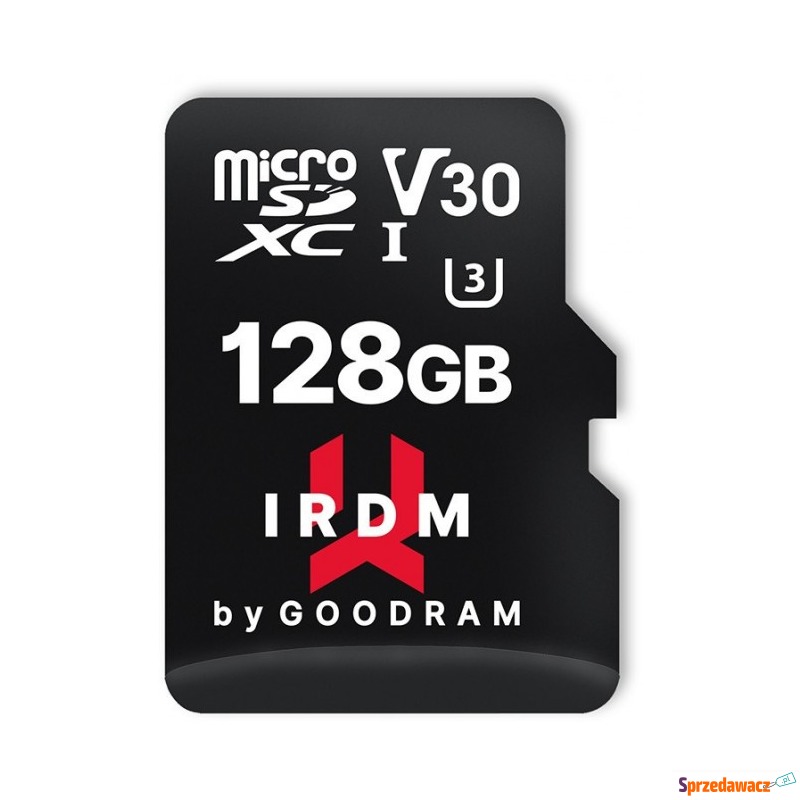 GOODRAM IRDM 128GB microSD UHS-I U3 + adapter - Karty pamięci, czytniki,... - Wałbrzych