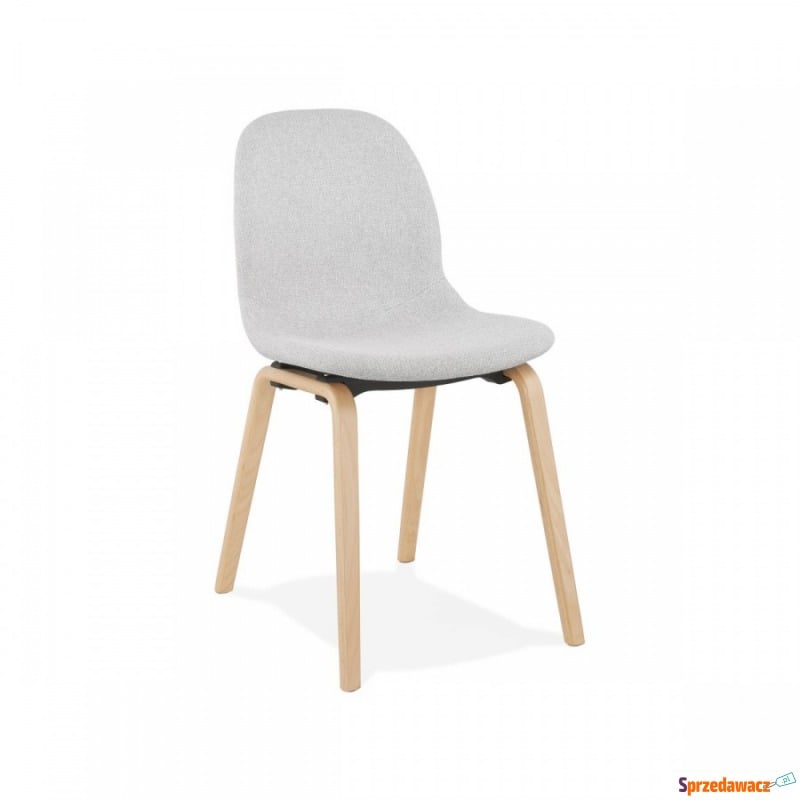 Krzesło Kokoon Design Capri jasnoszare nogi n... - Krzesła kuchenne - Świnoujście