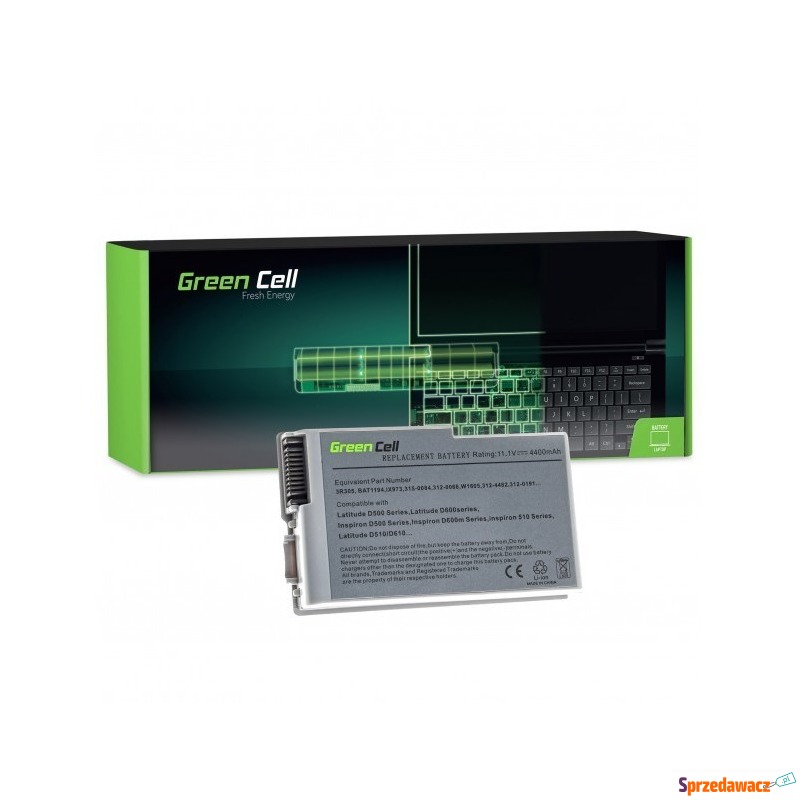 Zamiennik Green Cell do Dell Latitude D500 D510... - Baterie do laptopów - Zaścianki